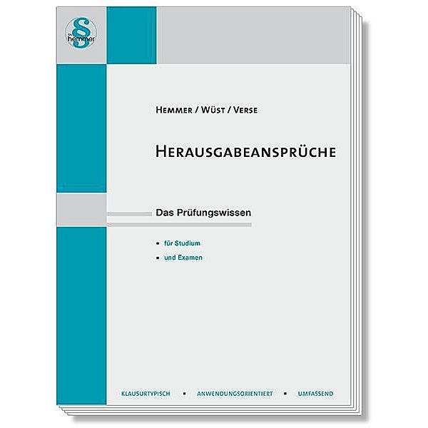 Herausgabeansprüche, Karl-Edmund Hemmer, Achim Wüst, Dirk Verse, Michael Tyroller