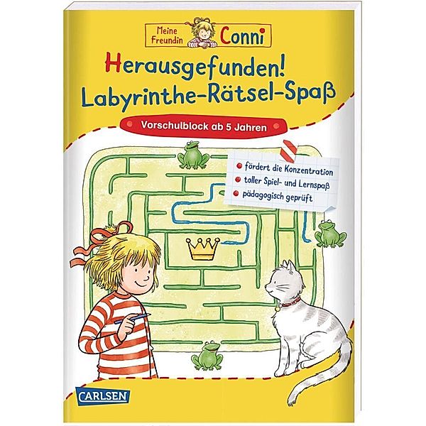 Herausgefunden! Labyrinthe-Rätsel-Spaß / Conni Gelbe Reihe Bd.53, Hanna Sörensen