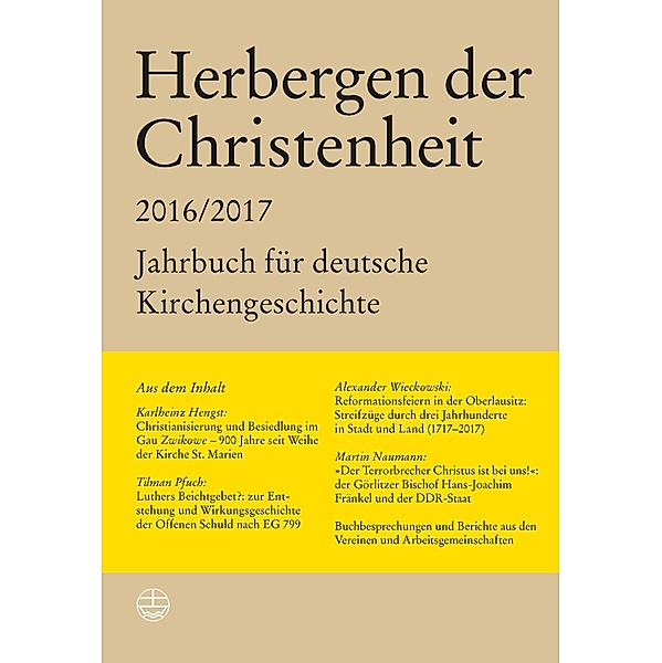 Herbergen der Christenheit 2016/2017 / Herbergen der Christenheit