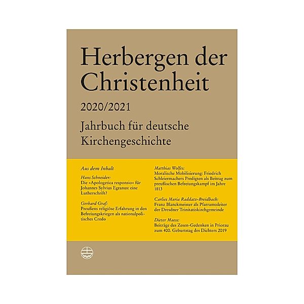 Herbergen der Christenheit 2020/2021 / Herbergen der Christenheit Bd.4445