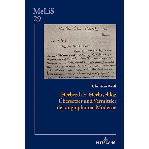 Herberth E. Herlitschka: Uebersetzer und Vermittler der anglophonen Moderne, Wei Christian Wei