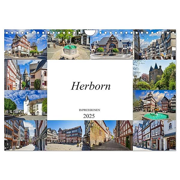 Herborn Impressionen (Wandkalender 2025 DIN A4 quer), CALVENDO Monatskalender, Calvendo, Dirk Meutzner