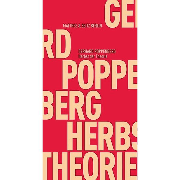 Herbst der Theorie, Gerhard Poppenberg