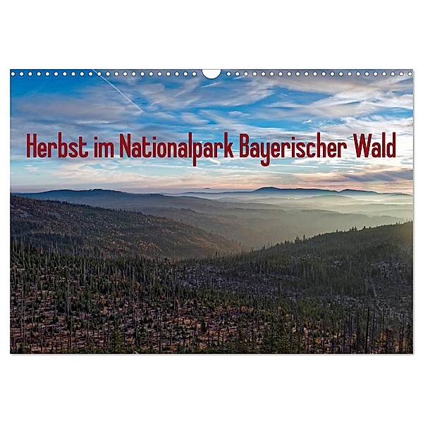 Herbst im Nationalpark Bayerischer Wald (Wandkalender 2024 DIN A3 quer), CALVENDO Monatskalender, Borg Enders