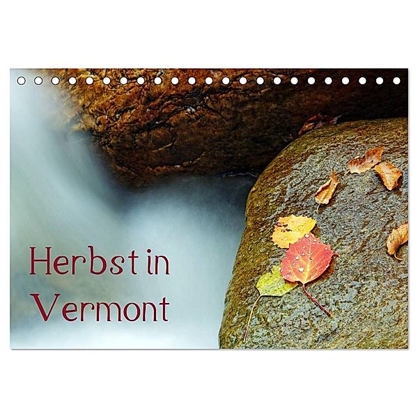 Herbst in Vermont (Tischkalender 2024 DIN A5 quer), CALVENDO Monatskalender, Borg Enders