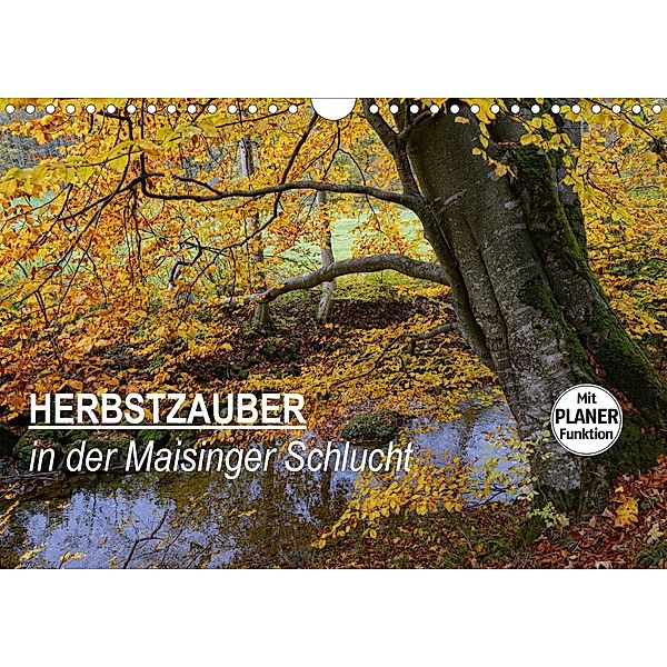 Herbstzauber in der Maisinger Schlucht (Wandkalender 2021 DIN A4 quer), Anja Frost