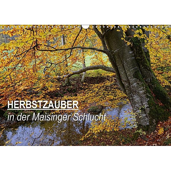 Herbstzauber in der Maisinger Schlucht (Wandkalender 2021 DIN A3 quer), Anja Frost