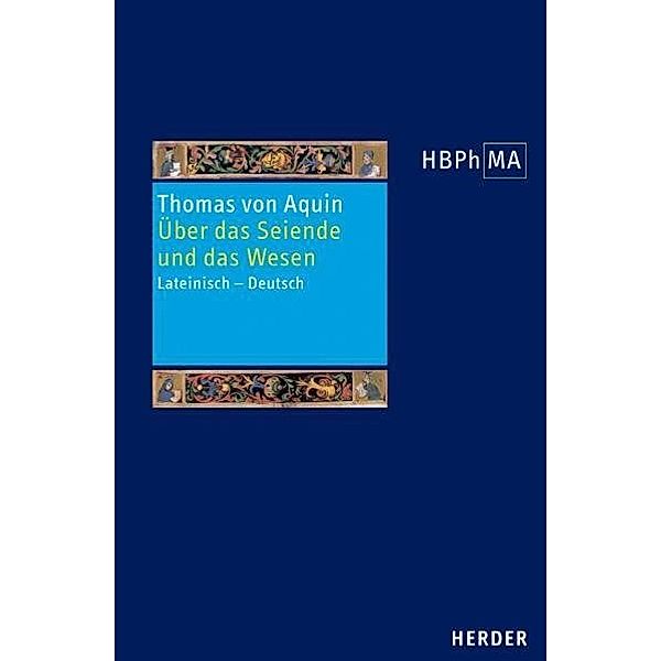 Herders Bibliothek der Philosophie des Mittelalters 1. Serie. De ente et essentia, Thomas von Aquin