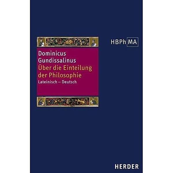 Herders Bibliothek der Philosophie des Mittelalters 1. Serie, Dominicus Gundissalinus