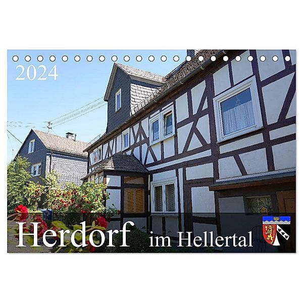 Herdorf im Hellertal (Tischkalender 2024 DIN A5 quer), CALVENDO Monatskalender, Markus Behner