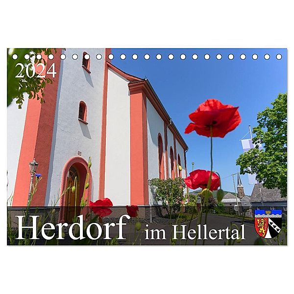 Herdorf im Hellertal (Tischkalender 2024 DIN A5 quer), CALVENDO Monatskalender, Markus Behner