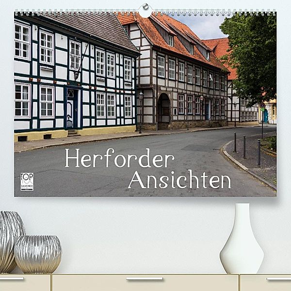 Herforder Ansichten (Premium, hochwertiger DIN A2 Wandkalender 2023, Kunstdruck in Hochglanz), Thorsten Kleinfeld