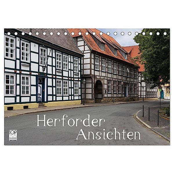 Herforder Ansichten (Tischkalender 2024 DIN A5 quer), CALVENDO Monatskalender, Thorsten Kleinfeld