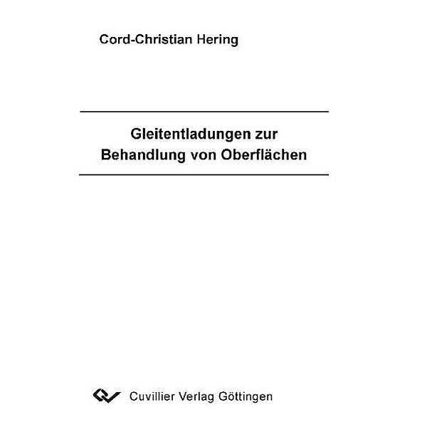 Hering, C: Gleitentladung zur Behandlung von Oberflächen, Cord-Christian Hering