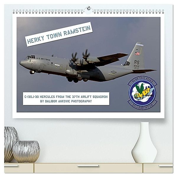 HERKY TOWN RAMSTEIN (hochwertiger Premium Wandkalender 2024 DIN A2 quer), Kunstdruck in Hochglanz, DALIBOR ANKOVIC