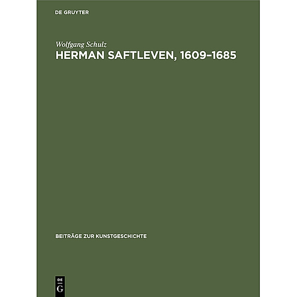 Herman Saftleven, 1609-1685, Wolfgang Schulz