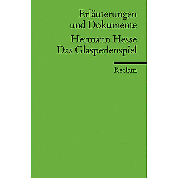 Hermann Hesse 'Das Glasperlenspiel', Hermann Hesse