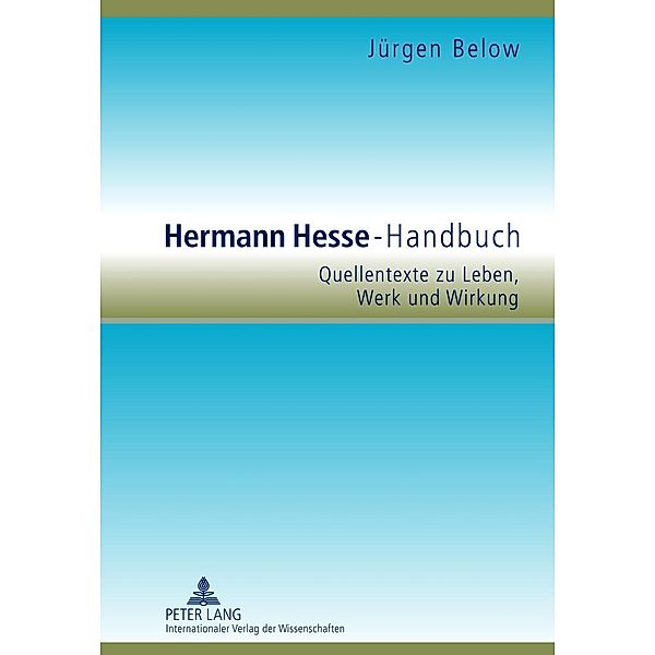 Hermann Hesse-Handbuch, Jurgen Below