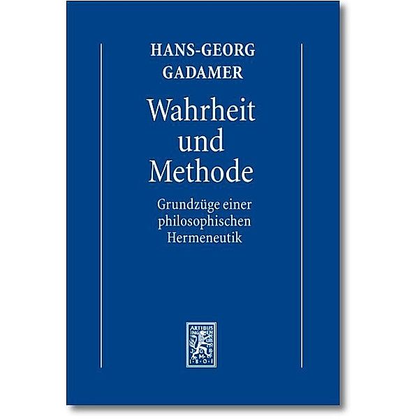 Hermeneutik.Tl.1, Hans-Georg Gadamer