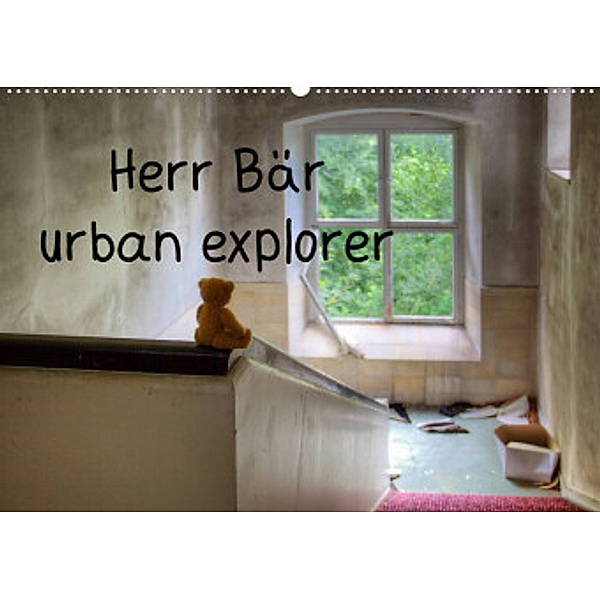 Herr Bär urban explorer (Wandkalender 2023 DIN A2 quer), Oliver Buchmann