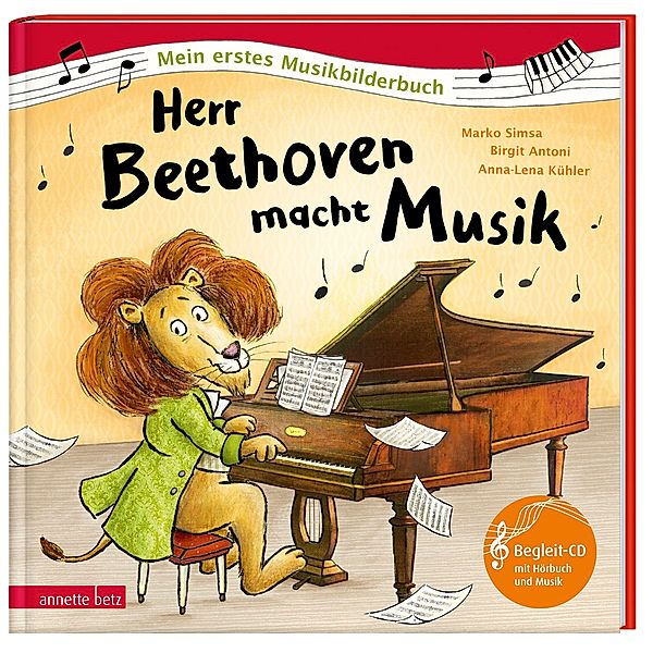 Herr Beethoven macht Musik (Mein erstes Musikbilderbuch mit CD und zum Streamen), Marko Simsa