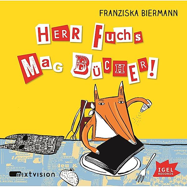 Herr Fuchs mag Bücher!, 1 Audio-CD, Franziska Biermann