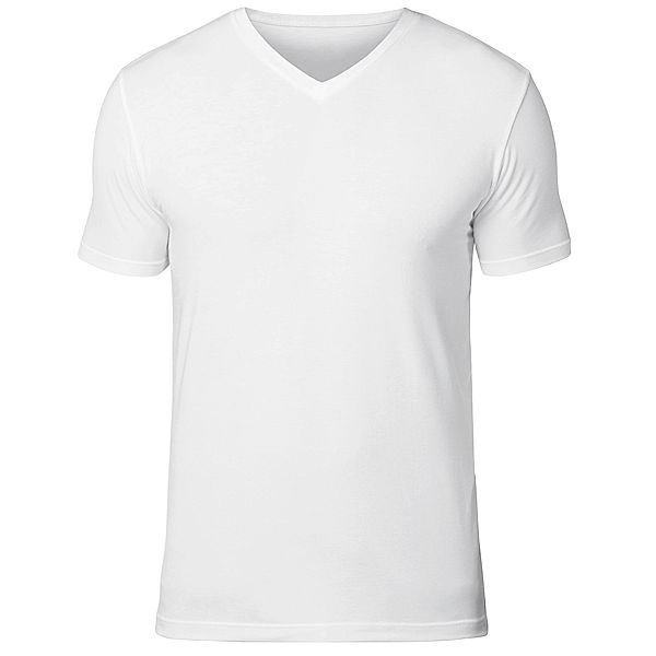 DMAX Herren-Unterhemden weiß, 2er-Set (Größe: L)