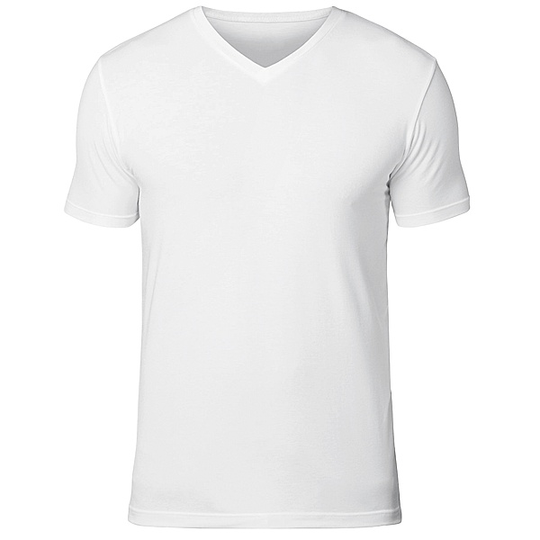 DMAX Herren-Unterhemden weiß, 2er-Set (Größe: XL)
