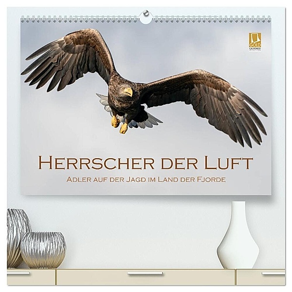 Herrscher der Luft (hochwertiger Premium Wandkalender 2024 DIN A2 quer), Kunstdruck in Hochglanz, Stephan Peyer