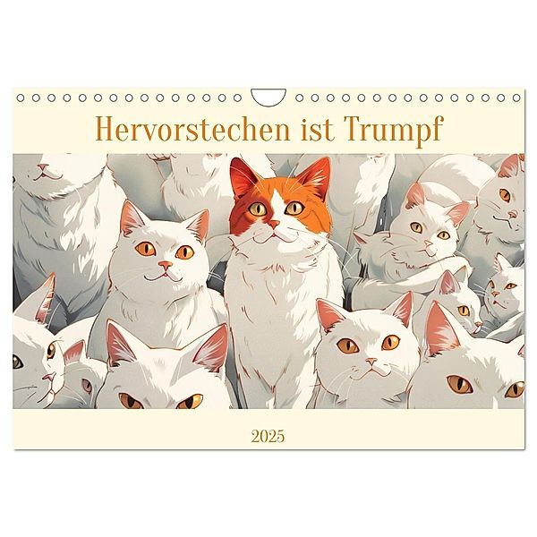 Hervorstechen ist Trumpf (Wandkalender 2025 DIN A4 quer), CALVENDO Monatskalender, Calvendo, Liselotte Brunner-Klaus