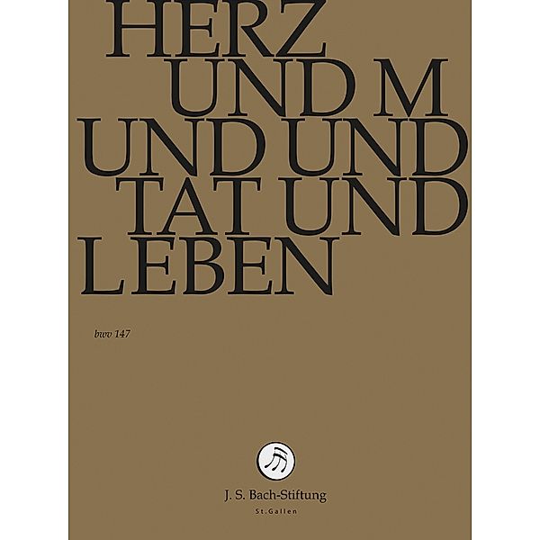 Herz Und Mund Und Tat Und Leben, J.S.Bach-Stiftung, Rudolf Lutz