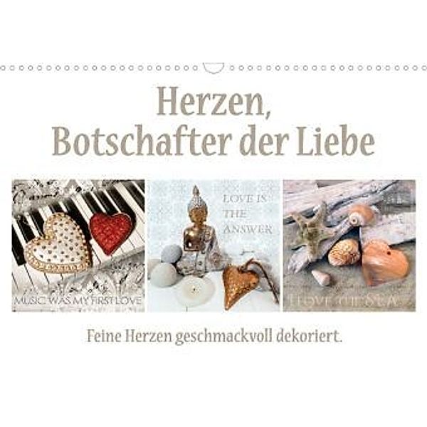 Herzen, Botschafter der Liebe (Wandkalender 2021 DIN A3 quer), Christine B-B Müller