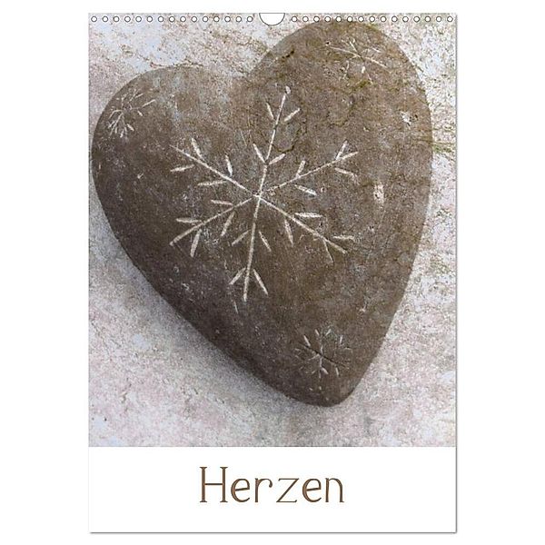 Herzen (Wandkalender 2024 DIN A3 hoch), CALVENDO Monatskalender, Anja Otto