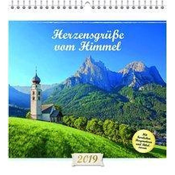 Herzensgrüße vom Himmel 2019 - Postkartenkalender