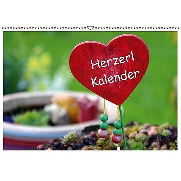 Herzerl Kalender (Wandkalender 2017 DIN A2 quer), Gabi Winterl