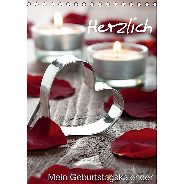 Herzlich-Mein Geburtstagskalender (Tischkalender immerwährend DIN A5 hoch), Corinna Gissemann