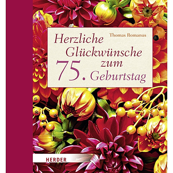 Herzliche Glückwünsche zum 75. Geburtstag, Thomas Romanus