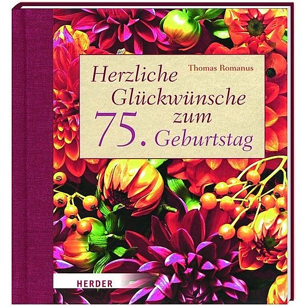 Herzliche Glückwünsche zum 75. Geburtstag, Thomas Romanus