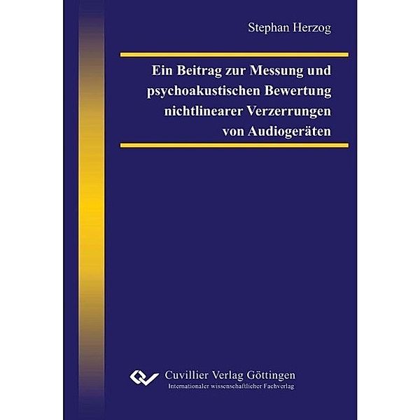 Herzog, S: Beitrag zur Messung und psychoakustischen Bewertu, Stephan Herzog