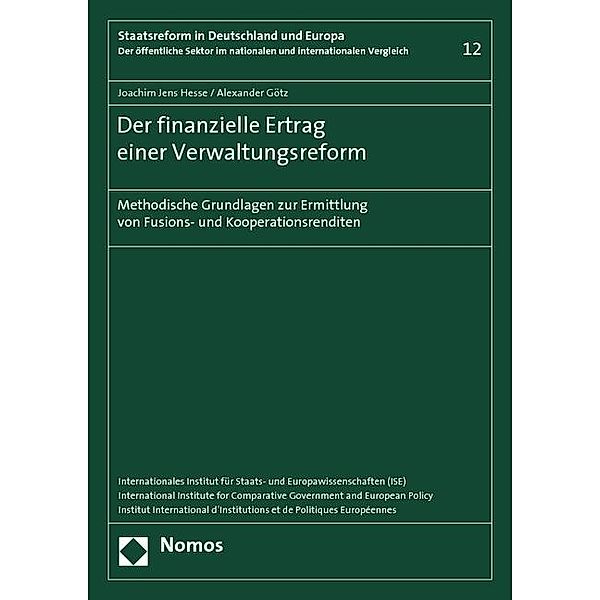 Hesse, J: Finanzielle Ertrag einer Verwaltungsreform, Joachim J. Hesse, Alexander Götz