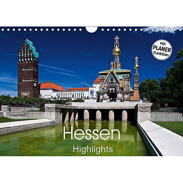 Hessen Highlights (Wandkalender 2019 DIN A4 quer), U. Boettcher