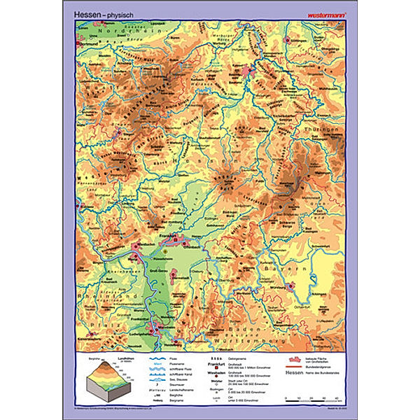 Hessen, Posterkarte