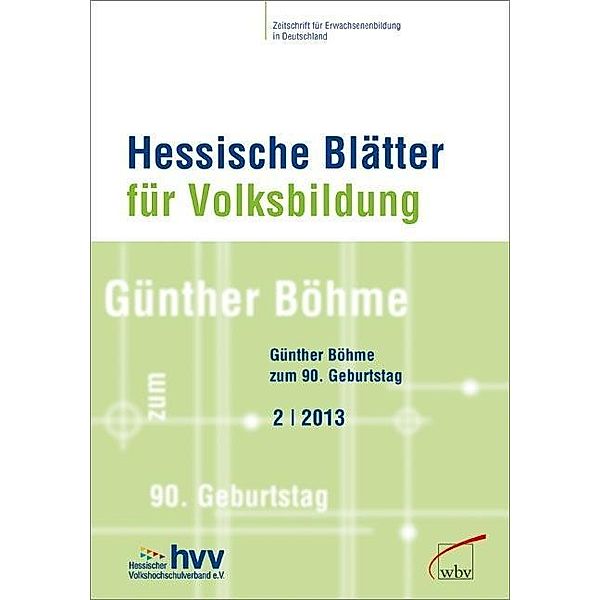 Hessische Blätter für Volksbildung 02/2013