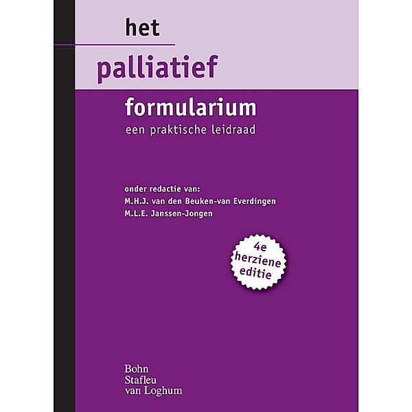 het palliatief formularium / Formularium reeks Bd.2010