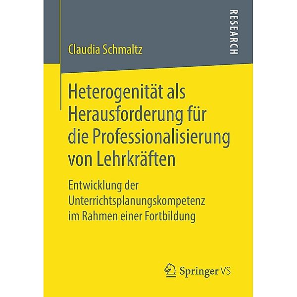 Heterogenität als Herausforderung für die Professionalisierung von Lehrkräften, Claudia Schmaltz