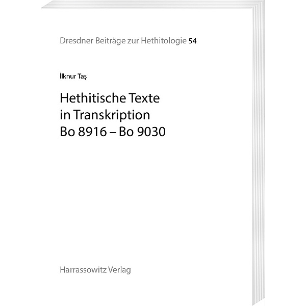 Hethitische Texte in Transkription Bo 8916-Bo 9030, Ilknur Tas