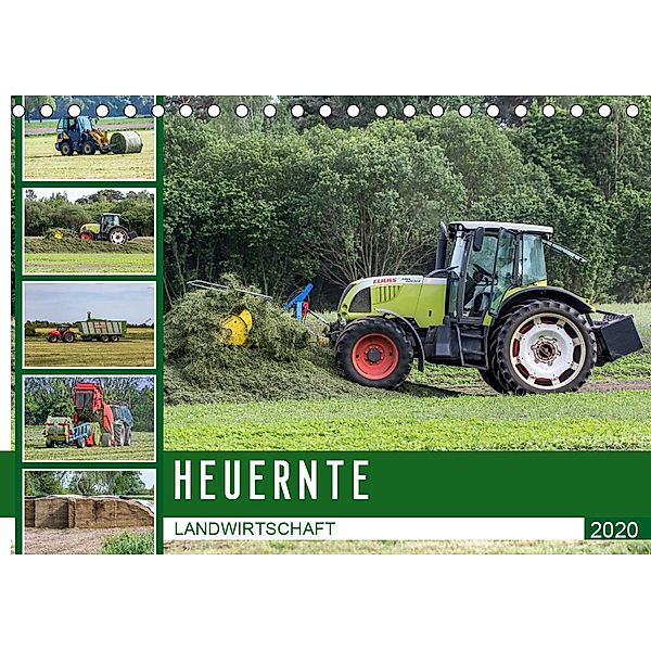 Heuernte (Tischkalender 2020 DIN A5 quer)