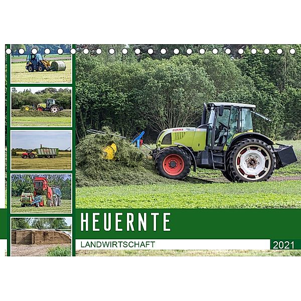 Heuernte (Tischkalender 2021 DIN A5 quer), Schnellewelten