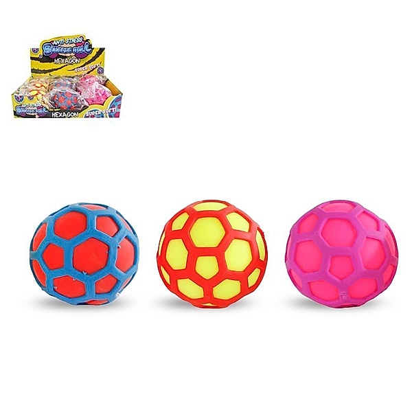 OBILO Hexagon Quetschball, 7 cm