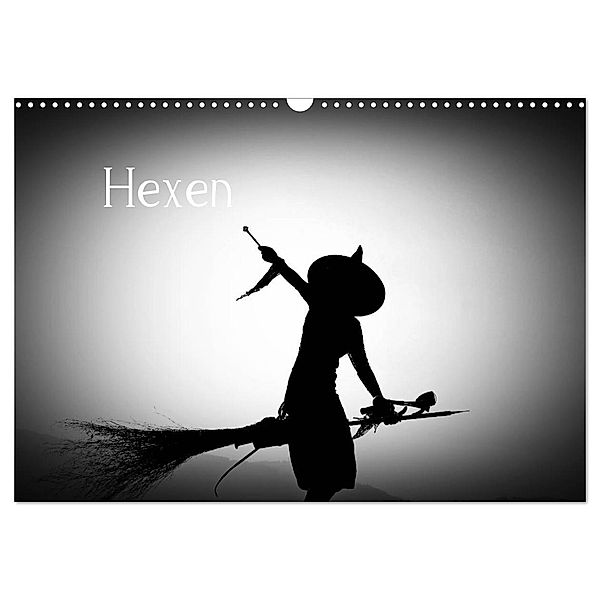 Hexen (Wandkalender 2024 DIN A3 quer), CALVENDO Monatskalender, Michel Villard